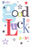 The heart of encouragement beats strongly in this bold, cheerful card-a beloved find near Chingford Green, where good luck is often celebrated with both flowers and heartfelt words. Bold, oversized pastel-blue lettering wraps gently around deeper reds, lively moss greens, and rich purples, each character thoughtfully selected like blooms in a florist's skilled hands. Flickers of navy, lilac, and zesty lime stars dart across a crisp white backdrop, echoing the sense of hope and possibility that fills the air at moments of new beginnings-be it a big exam, a first day at work, or a leap into the unknown. The flat, velvety finish of the card suggests a tactile delight, akin to the satisfying snap of fresh Chingford cardstock as you hold it in your hand. With every star and lively hue, the card carries the magic of shared belief, ready to be paired with fresh local blossoms-a small but meaningful token to press into a loved one's palm, radiating optimism for whatever adventures lie ahead.